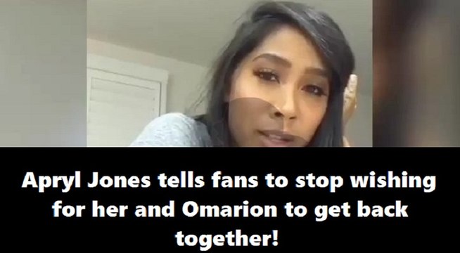 Apryl Jones tells fans she and Omarion are NEVER getting back together; Says Me and him will never be together, stop wishing that, y'all didn't see the other side of our relationship, we don't mesh well