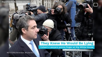 Michael Cohen's Lawyer: "The White House Knew He'd Lie To Congress ..."