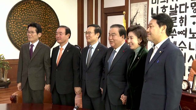 국회의장·5당 원내대표 오후 재회동... 선거제도 개혁 이견 / YTN