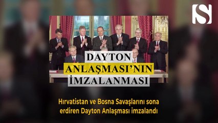 Dayton Anlaşması’nın imzalanması - Tarihte bugün 14 Aralık 1995