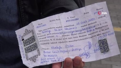 Babasını Tedavi Ettirmek İçin Hastanede İmzaladığı Senedi 20 Yıldır Saklıyor