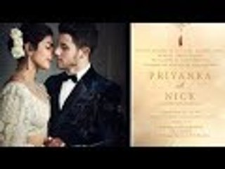 Priyanka Chopra & Nick Jonas' Mumbai Wedding Reception Invite Out