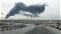 Arnavutköy'de fabrika yangını - İSTANBUL