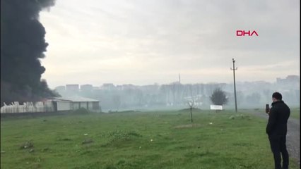 Arnavutköy'de Fabrika Yanıyor 2