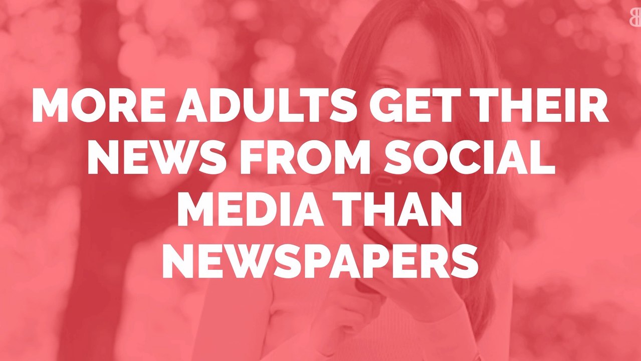 Adults Are Now Getting Most Of Their News From Social Media