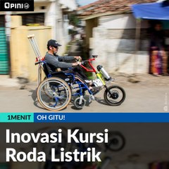 #1MENIT | Inovasi Kursi Roda Listrik