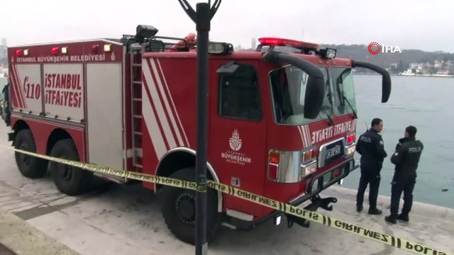 Kanlıca Sahili’nde aracıyla denize düşen kadın böyle kurtarıldı