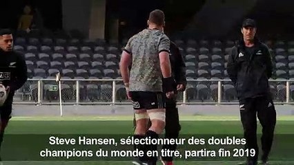 All Blacks: le sélectionneur Hansen partira après le Mondial