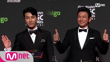 Red Carpet with Cha Seung Won(차승원) & Hwang Jung Min(황정민)│2018 MAMA in HONG KONG