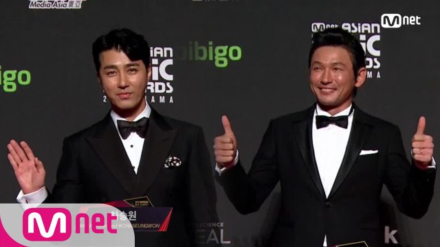 Red Carpet with Cha Seung Won(차승원) & Hwang Jung Min(황정민)│2018 MAMA in HONG KONG
