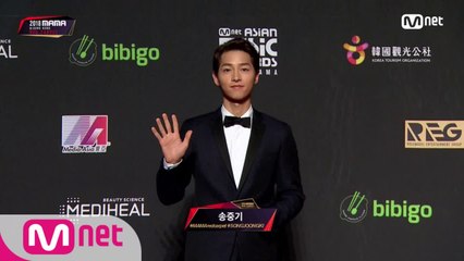 Red Carpet with Song Joong Ki(송중기)│2018 MAMA in HONG KONG