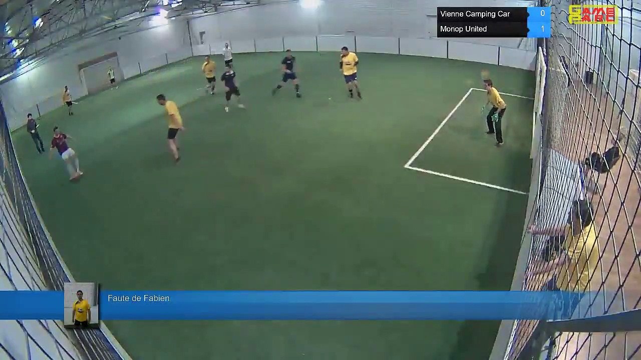 Faute de Fabien - Vienne Camping Car Vs Monop United - 13/12/18 20:00 - LIGUE 4 - Poitiers Game Parc