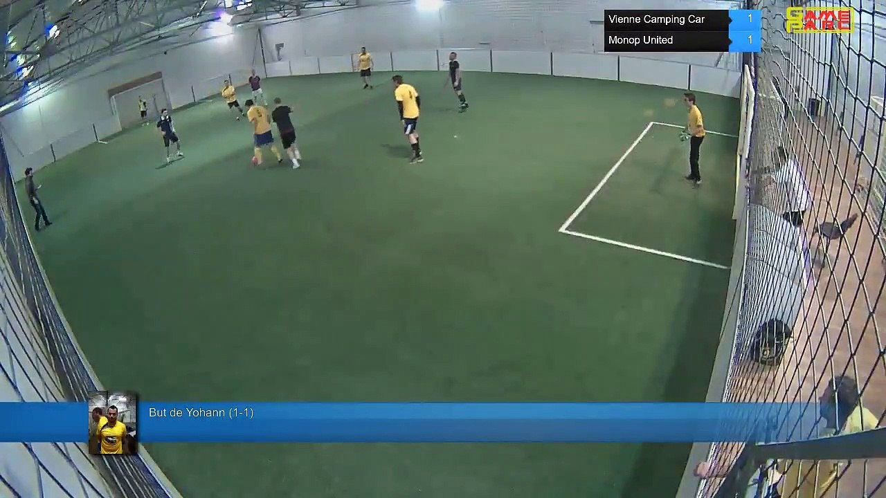 But de Yohann (1-1) - Vienne Camping Car Vs Monop United - 13/12/18 20:00 - LIGUE 4