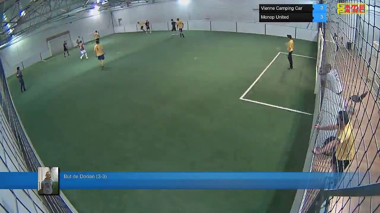 But de Dorian (3-3) - Vienne Camping Car Vs Monop United - 13/12/18 20:00 - LIGUE 4