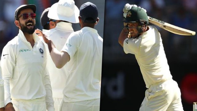 பெர்த் இரண்டாவது டெஸ்ட்: ஆஸ்திரேலியா முதல் நாள் ஆட்ட முடிவில் 277/6- வீடியோ