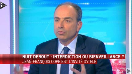 Méprisant et déconnecté, Copé est “choqué” par Nuit Debout sur iTELE