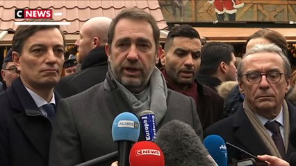 À Strasbourg, Christophe Castaner se dit "particulièrement fier de l'engagement total" des forces de sécurité
