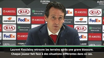Arsenal - Emery : "Koscielny doit maintenant gagner en confiance"