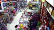 Alleged drunk driver plunges car into shop counter