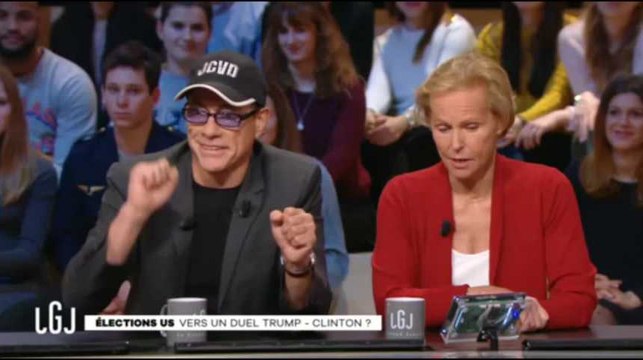 Van Damme, ingérable, donne des leçons à Ockrent et trolle “Le Grand Journal”
