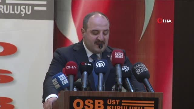 Bakan Varank, Organize Sanayi Bölgeleri Üst Kuruluşu Toplantısına Katıldı