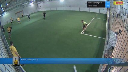 But de Fabien (11-13) - Vienne Camping Car Vs Monop United - 13/12/18 20:00 - LIGUE 4