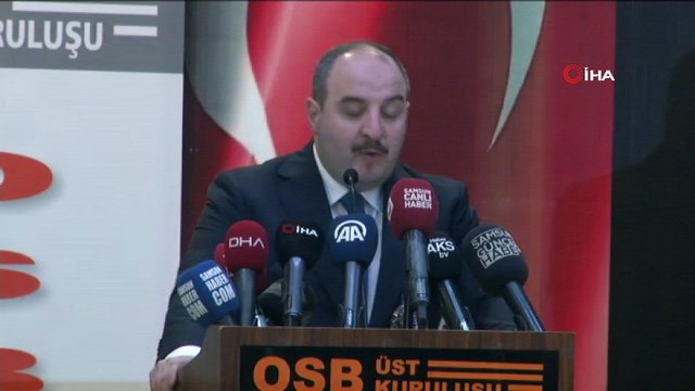 Bakan Varank, Organize Sanayi Bölgeleri Üst Kuruluşu toplantısına katıldı