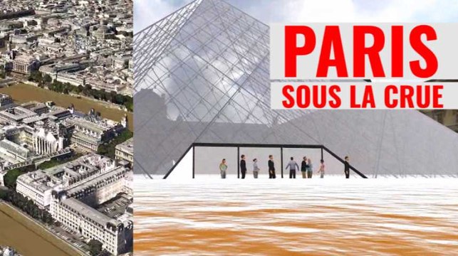 Ce que deviendrait Paris sous la crue centennale