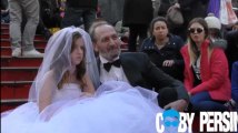 Un (faux) mariage forcé à New York provoque la fureur des passants