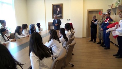 Kaymakamdan öğrencilere ders gibi kaza anısı