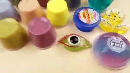 Mixing homemade slime with store bought slime  - SlimeSmothie - satisfaying slime