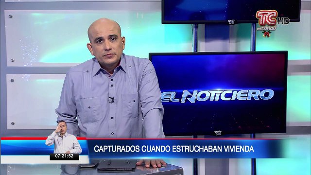 Pareja de extranjero fue capturada cuando estruchaban una vivienda en Tulcán