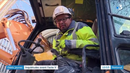 "Gilets jaunes" : inquiétude avant l'acte V samedi 15 décembre