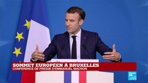 Emmanuel Macron sur les 
