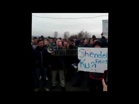 Protesta në Devoll, qindra qytetarë bllokojnë aksin që Bilishtin me Korçën