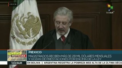 Pueblo mexicano exige a la CSJ respetar la Ley de Remuneraciones