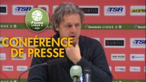 Conférence de presse Valenciennes FC - FC Metz (0-2) : Réginald RAY (VAFC) - Frédéric  ANTONETTI (FCM) - 2018/2019