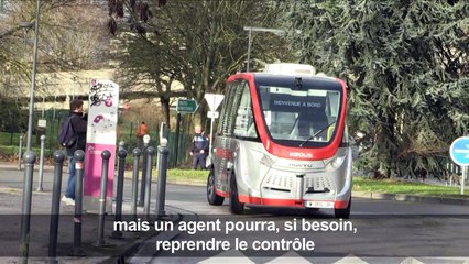 Une navette 100% autonome sur le campus de l'université de Lille