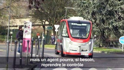 Une navette 100% autonome sur le campus de l'université de Lille