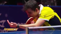 Hugo Calderano vs Fan Zhendong | 2018 ITTF World Tour Grand Finals Highlights (1/4) -