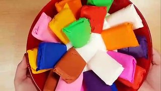 Mixing Clay into Slime - Satisfying Slime Video - Slime Channel