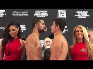 Sadam Ali vs Mauricio Herrera FACE OFF at WEIGH IN