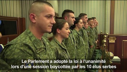 Le Kosovo se dote d'une armée pour affirmer sa souveraineté