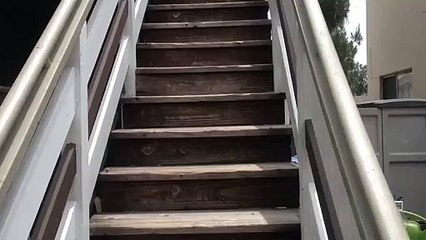 Ce propriétaire enlève l'escalier de l'appartement de ses locataires car ils n'ont pas payé le loyer