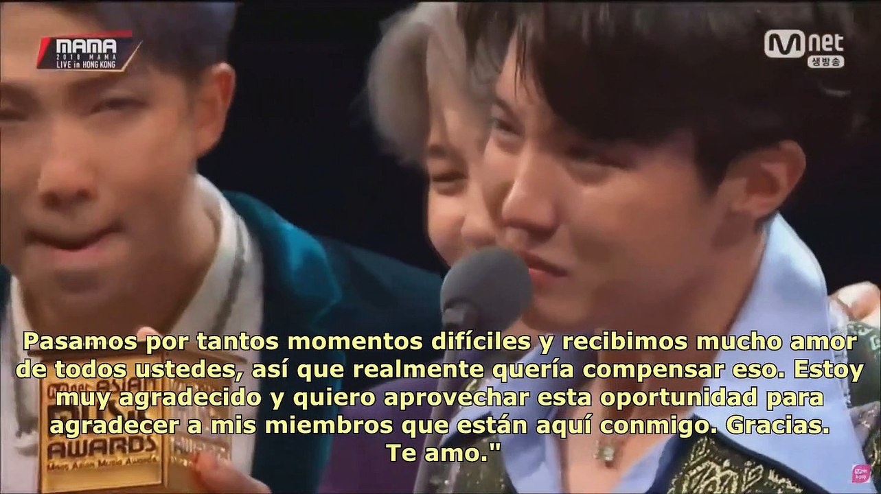 SUB ESP "ARTISTA DEL AÑO" MAMA 2018  BTS