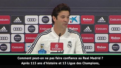 16e j. - Solari : "Comment peut-on ne pas faire confiance au Real Madrid ?"