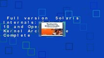 Full version  Solaris Internals: Solaris 10 and OpenSolaris Kernel Architecture Complete