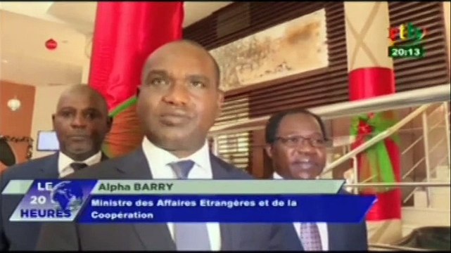 RTB - Rencontre entre le Ministre des affaires étrangères Alpha BARRY et le vice président à Accra
