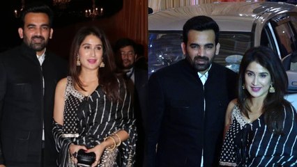 Isha Ambani Reception: Zaheer Khan arrives with wife Sagarika Ghatge; Watch Video | FilmiBeat