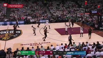 Kevin Love knocked down by Tatum   Celtics vs Cavs Game 6   May 25, 2018   NBA Playoffs